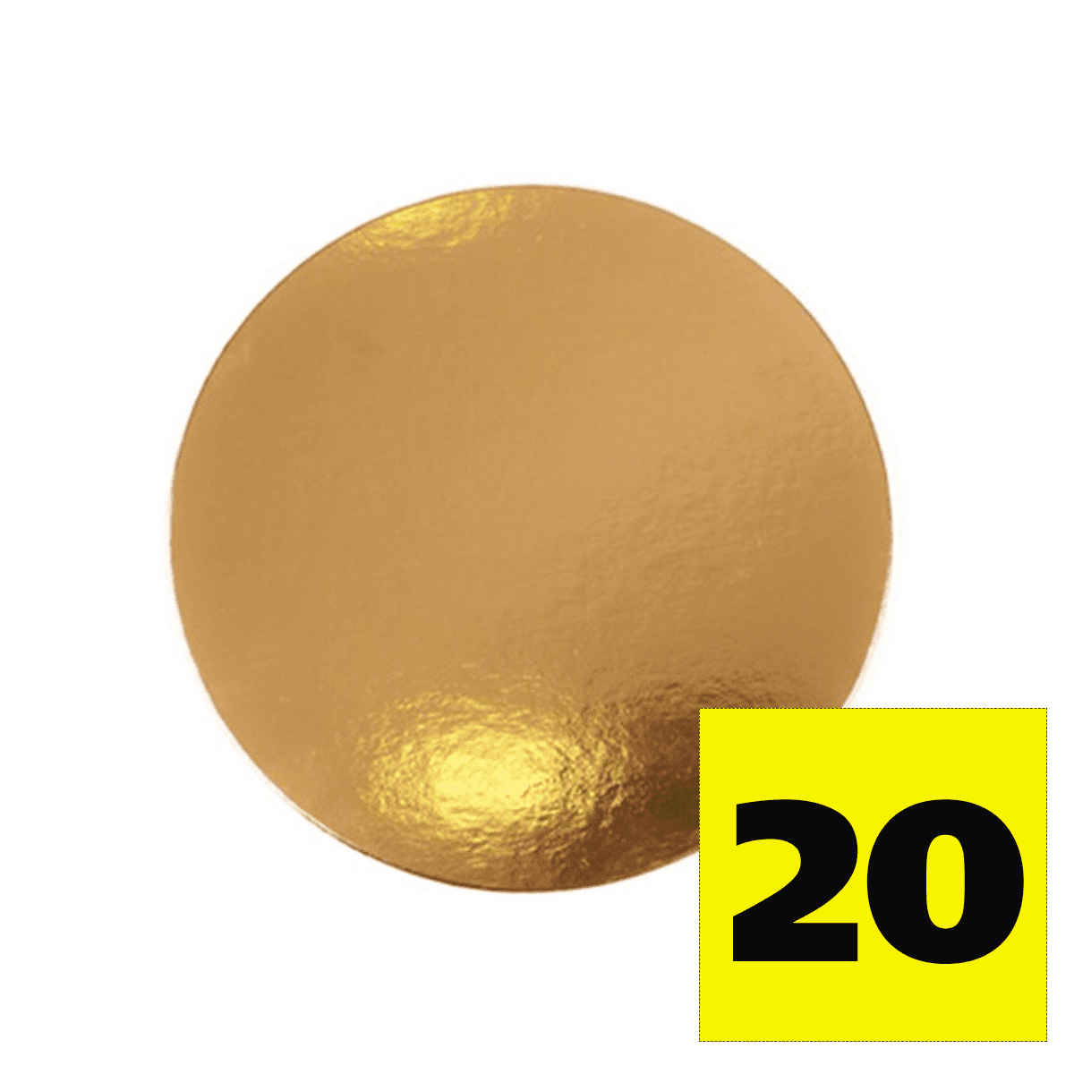 CARTON ROND D'OR N20 - 50 UNITE – Image 1